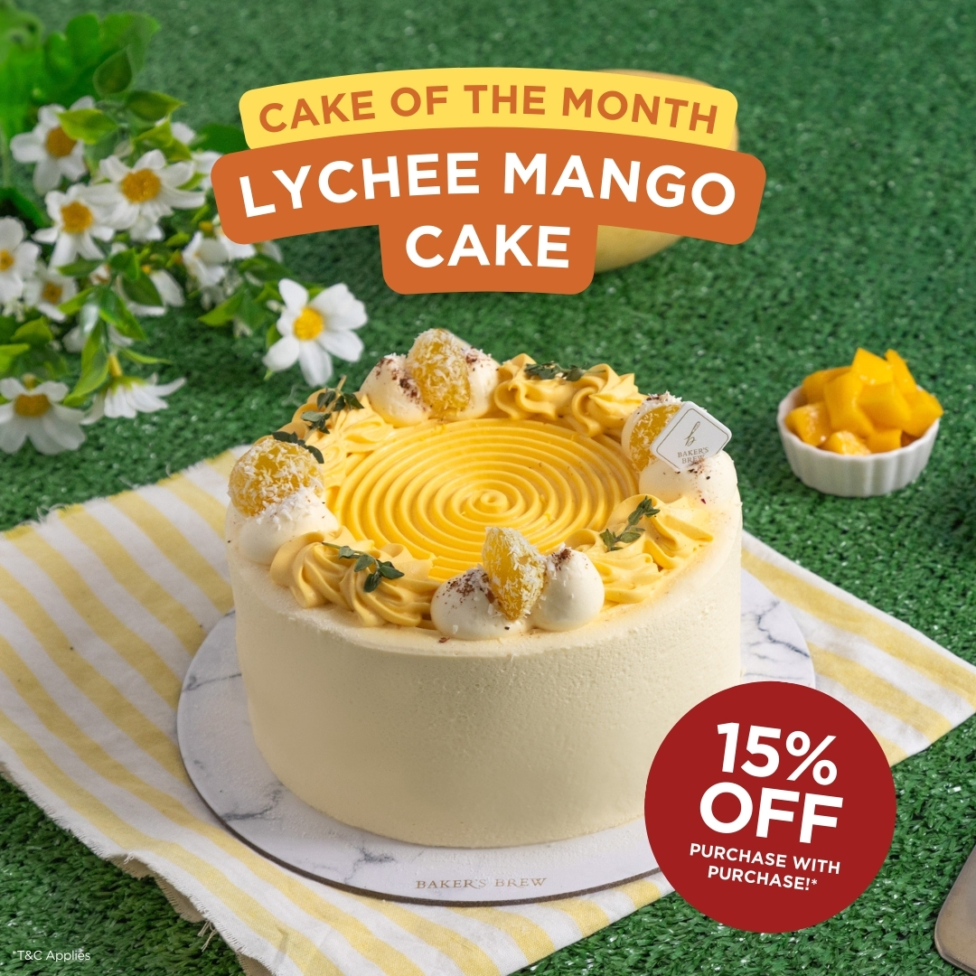 Cake Of The Month - Lychee Mango 