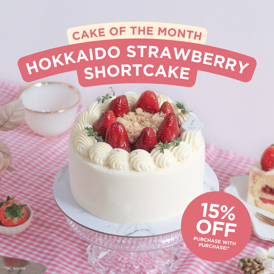 Cake Of The Month - Hokkaido Strawberry Shortcake