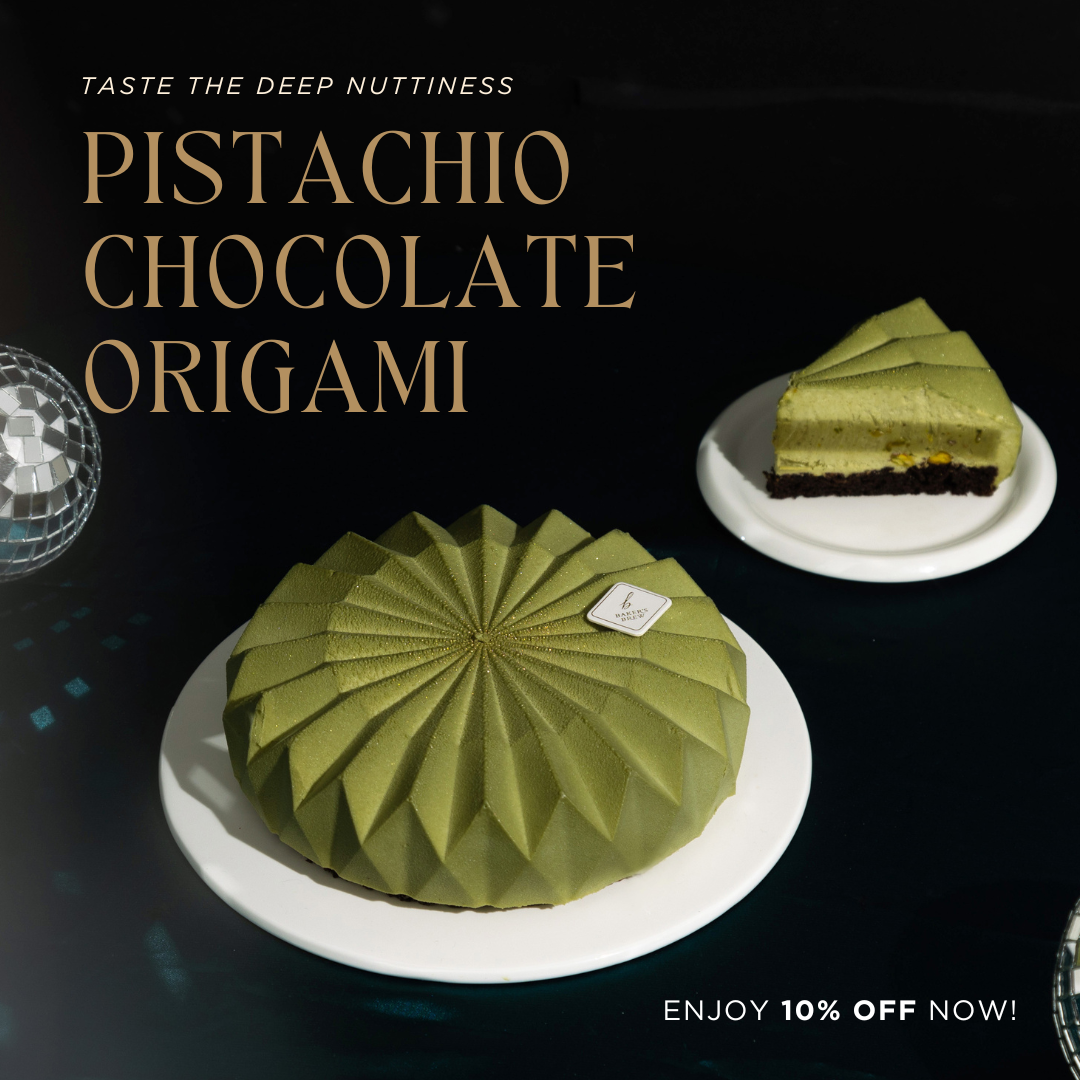 Pistachio Chocolate Origami