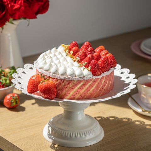 Strawberry Hibiscus Mousse (First Kiss) 13