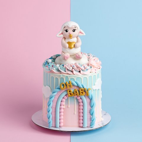 Oh Baby - Gender Reveal Cake