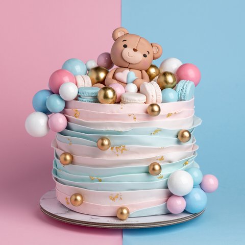Little Teddy - Gender Reveal Cake