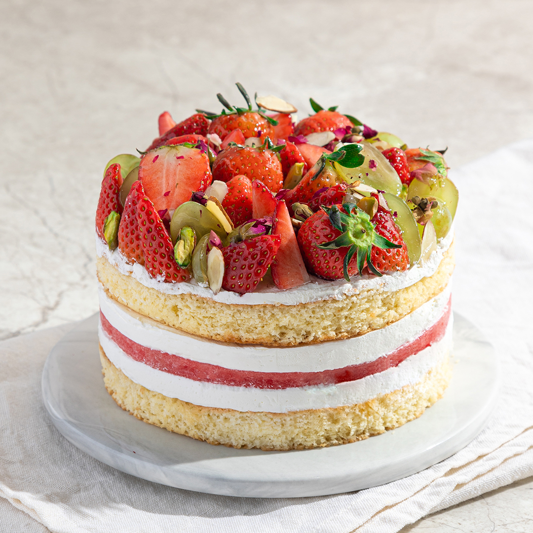 Rose Scented Watermelon Cake 159 Baker's Brew Studio Pte. Ltd.
