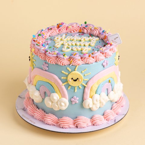 Sunshine Rainbowland Cake