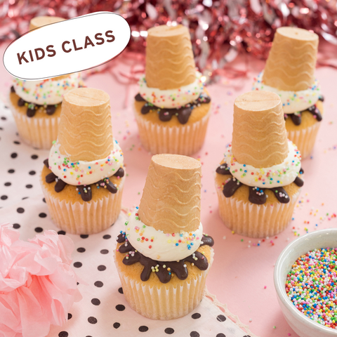 Funfetti Cupcakes (Clarissa, 9th Birthday Party) 