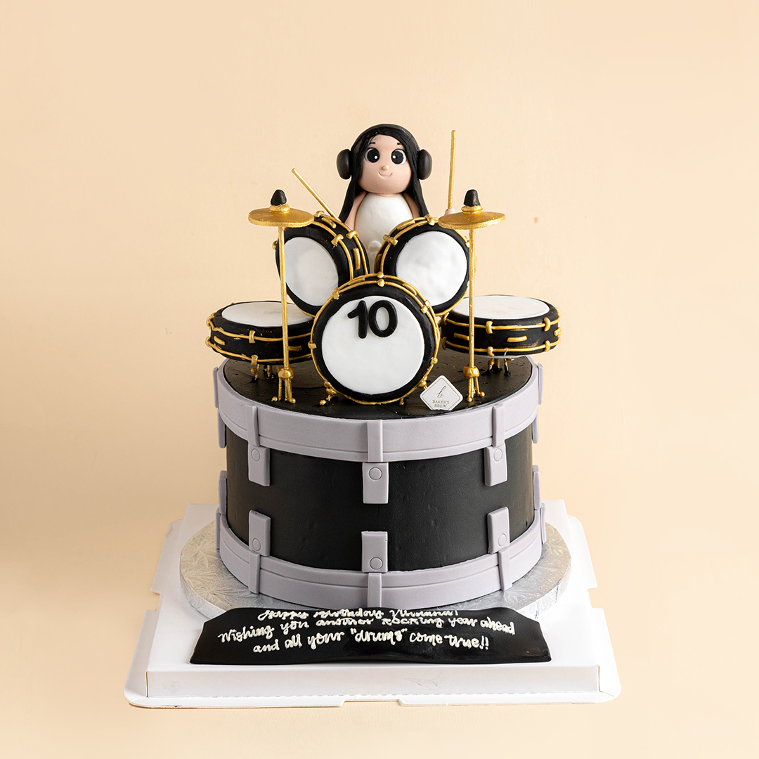 Drum Layer Cake - Classy Girl Cupcakes