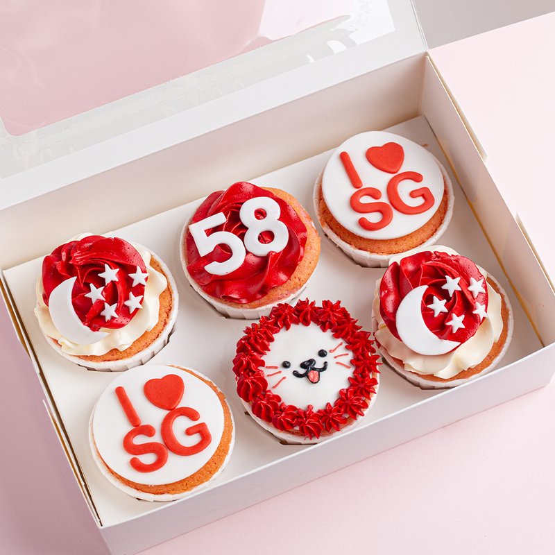 SG58 National Day Cupcakes
