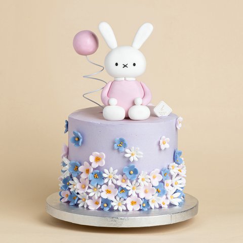 Miffy Floral Garden Cake