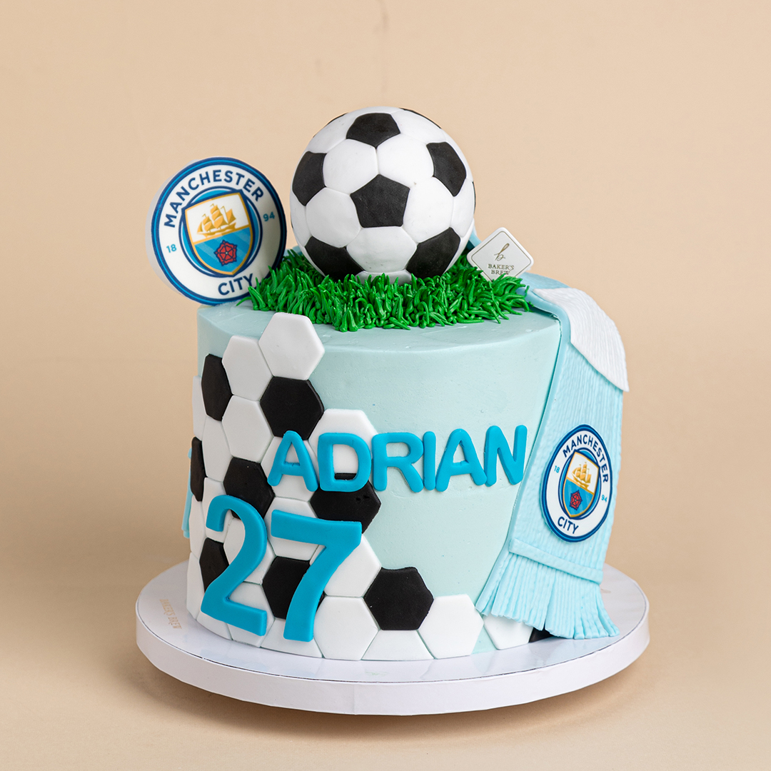 Baker's Brew Manchester City Cake [EPL Special]