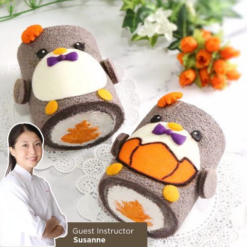 Pumpkin Autumn Penguin Chiffon Rolls - Halloween Special 2