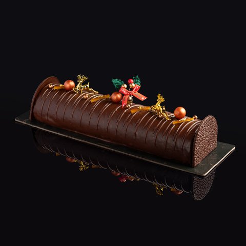 Chocolate Orange Noël Log Cake (Large)