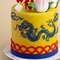 Traditional Oriental Longevity Cake | Customised Cake Singapore | Baker's Brew 