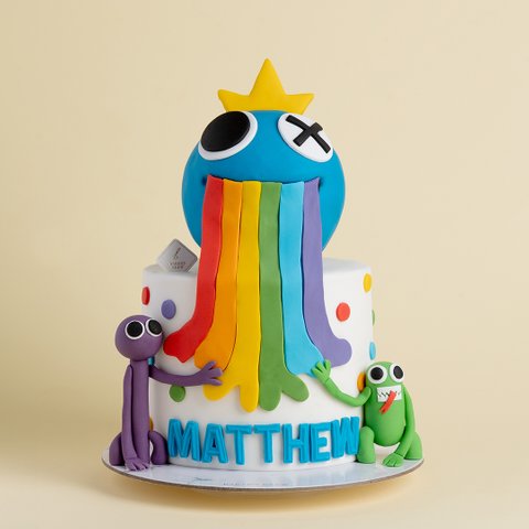 Rainbow Friends Mania Cake