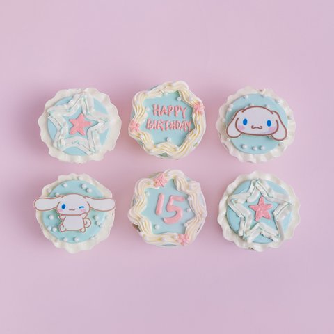 Cinnamoroll Birthday Cupcakes