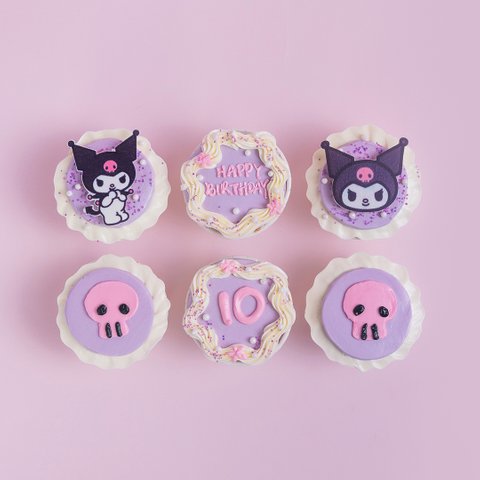 Kuromi Birthday Cupcakes