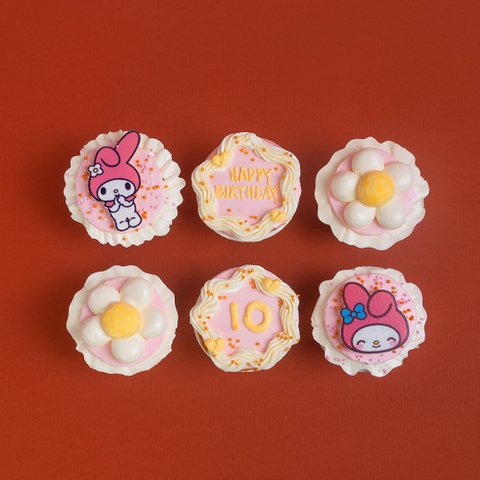 My Melody Birthday Cupcakes