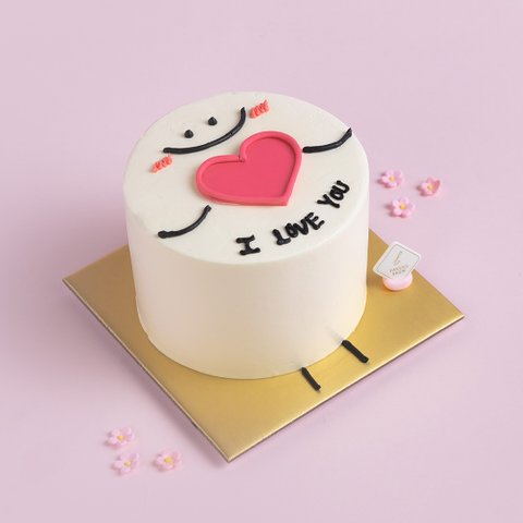 I Love You Bento Cake