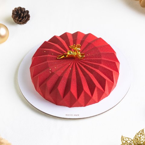 Chamomile Lychee Origami Cake