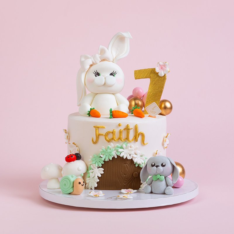 Bunny Cottage Cake