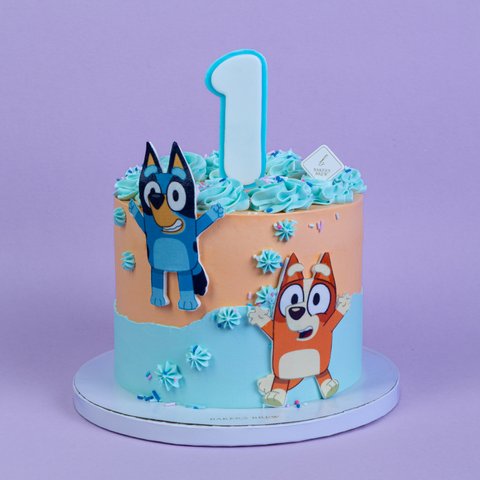 Bluey Cartoon Kids Cake