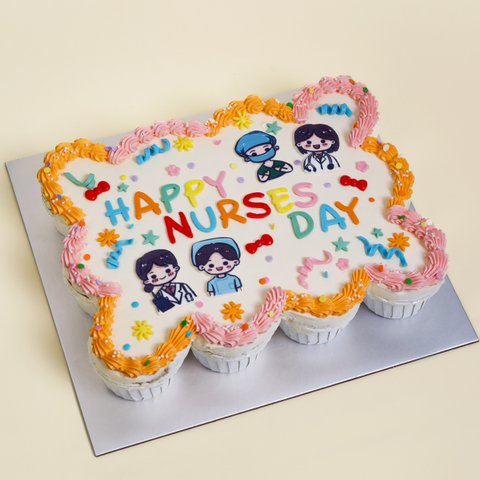 Happy Nurses’ Day Pull-Apart Cupcakes