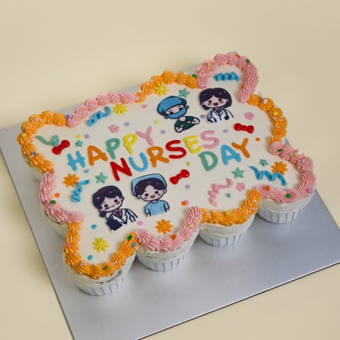 Happy Nurses’ Day Pull-Apart Cupcakes