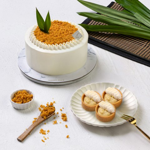 Durian Pandan Cake + Durian Tarts Bundle [National Day Special]