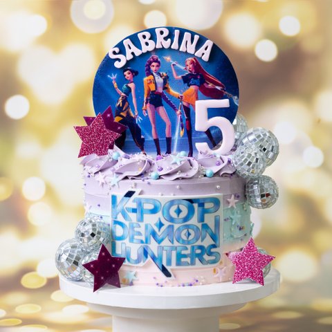 KPop Demon Hunters Party Cake
