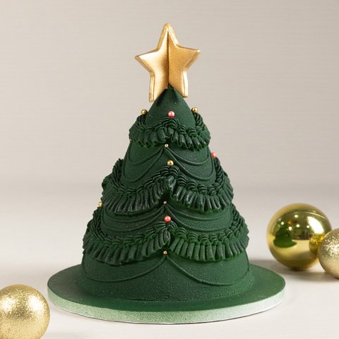 Christmas Tree Celebration Cake