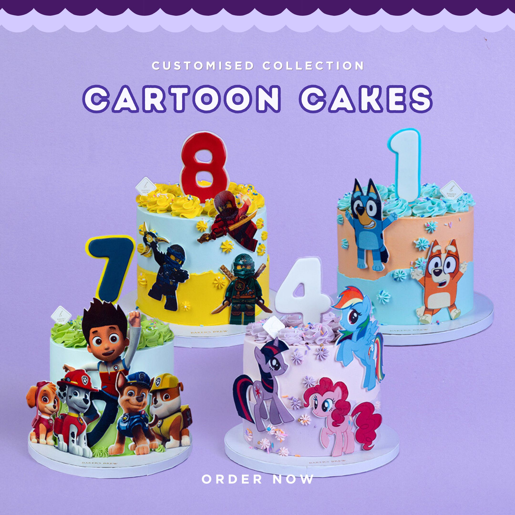 Kids Cartoon Character Cake