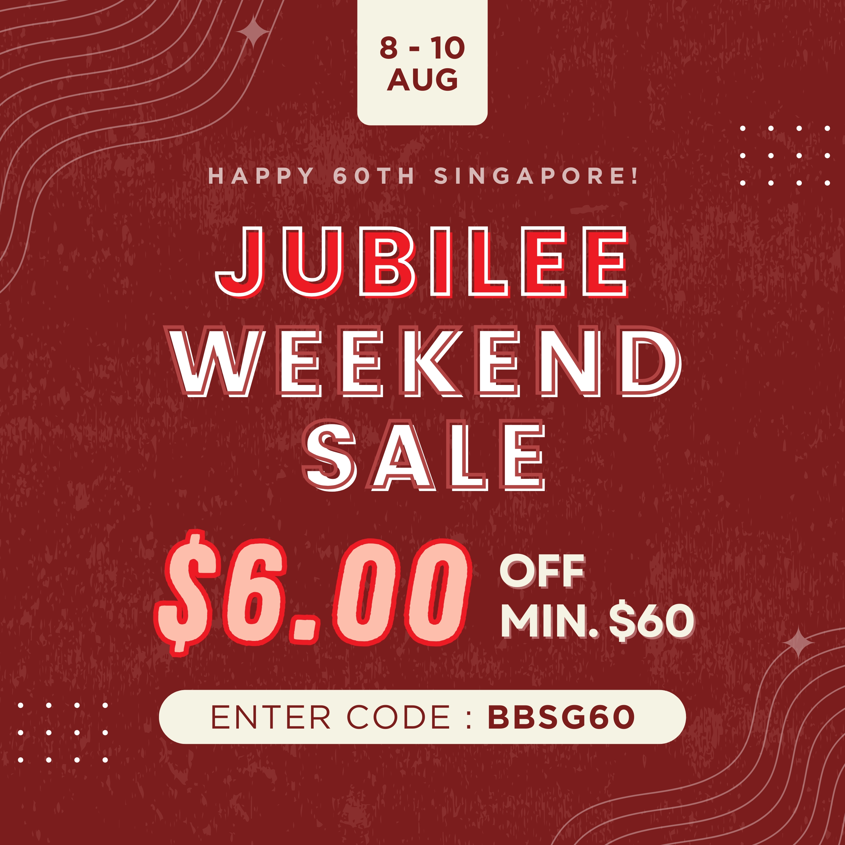 Jubilee Weekend Sale 