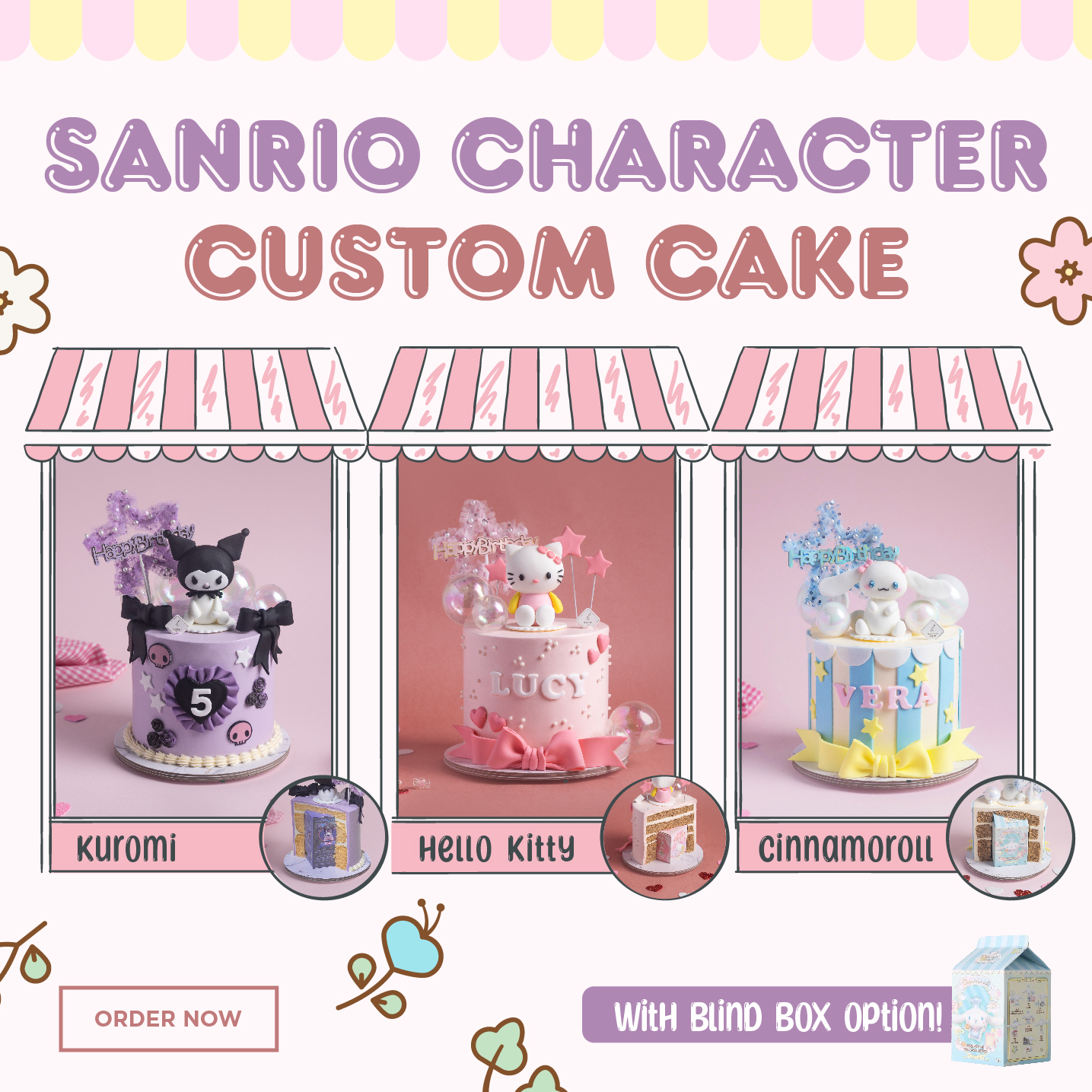Sanrio Blind Box Cakes