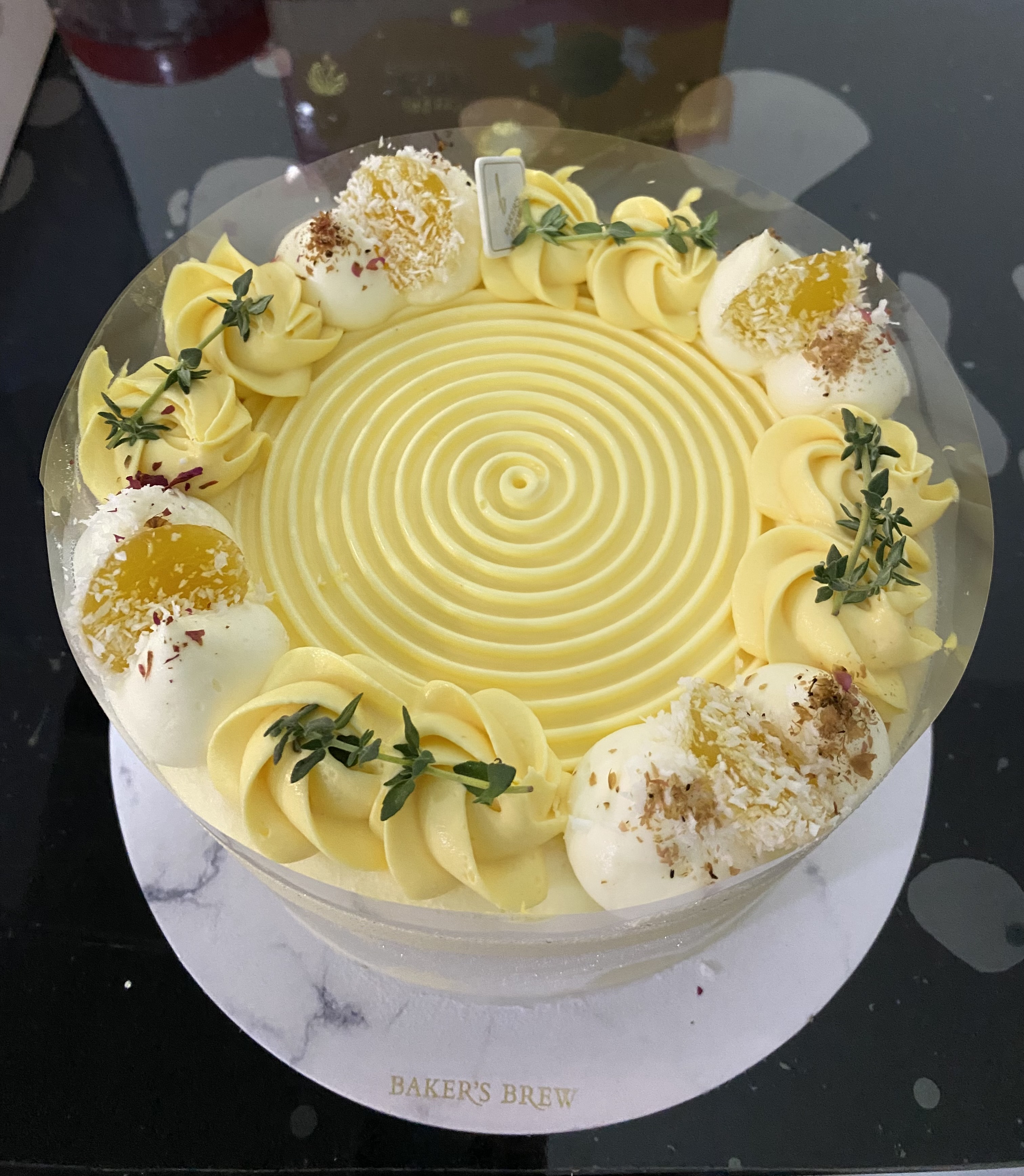 Lychee Mango Cake Online Cake Delivery Singapore Baker's Brew
