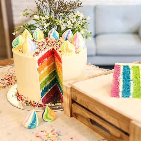 Rainbow Cake 6