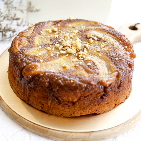 Upsidedown Banana Cake 5