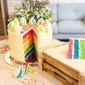 Learn to bake a rainbow cake