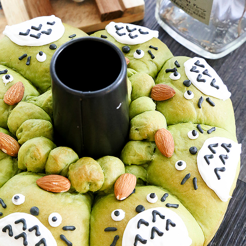 Matcha Red Bean Totoro Buns 12 (NEW!)