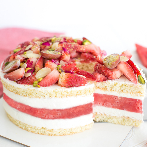 Rose Scented Watermelon Cake 153