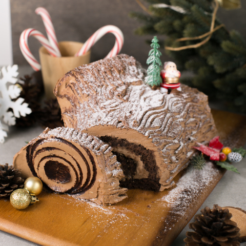 Dark Chocolate Yule Log (Corporate - Neo Lixian 12 pax)