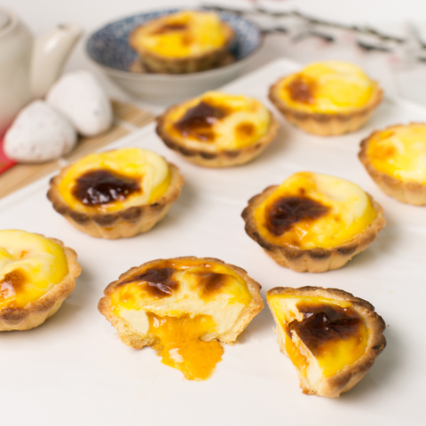 Golden Lava Baked Cheese Tarts (with salted egg yolk!) 10