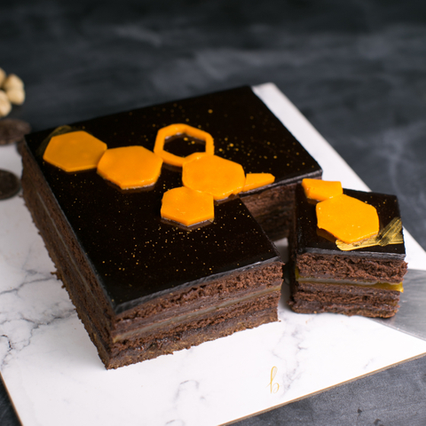 Passionfruit Praline Entremet (With Feuilletine Base!) 22