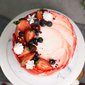 Ruby Rustic Swirls | Customised Cakes Singapore | Baker's Brew