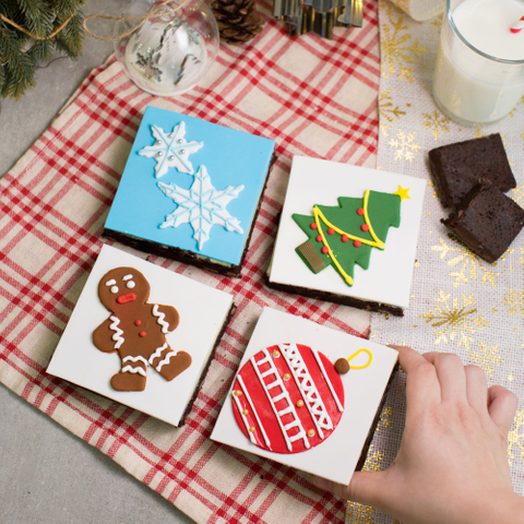 Christmas Fudgy Brownies (Kid's Class) 3