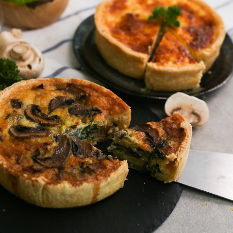 Quiche Duo (Turkey Bacon & Mushroom Spinach) 3