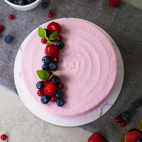 Summer Berries Cake