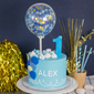 Blue Confetti Pastel Balloon | Customised Cakes Singapore | Baker's Brew