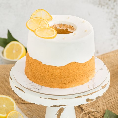 Lemon Barley Chiffon Cake 9