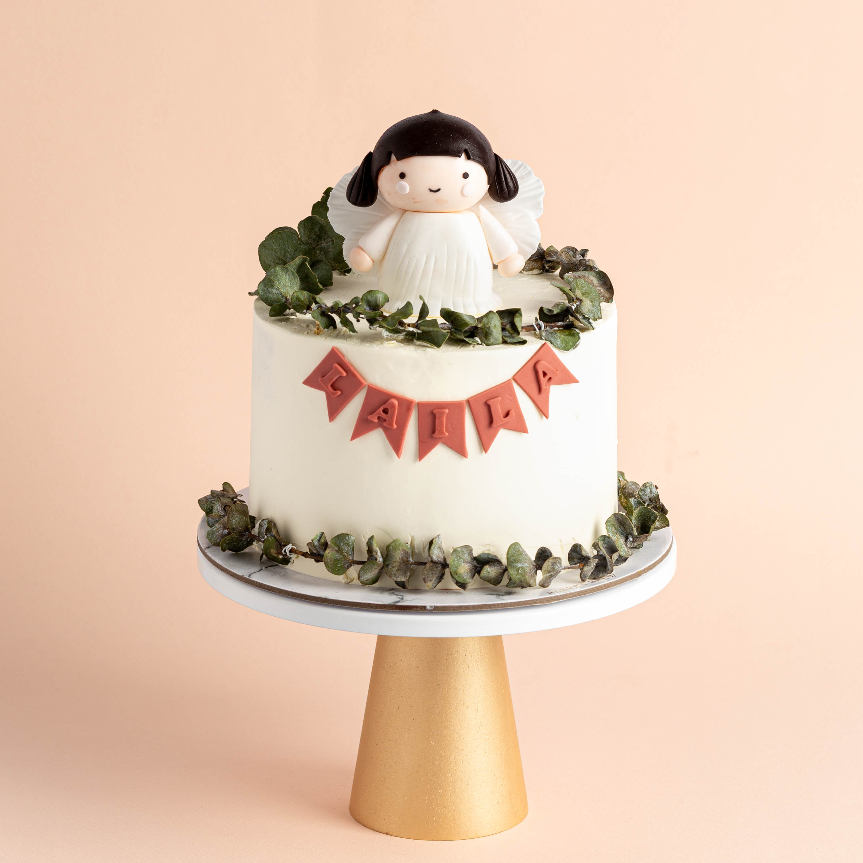 Rustic Garden Angel | Customised Cakes Singapore | Bakers Brew