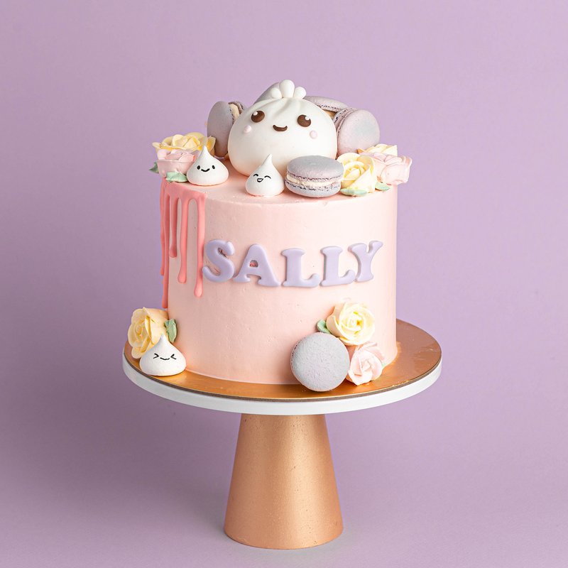 Pastel Floral Bao & Friends | Online Cake Delivery Singapore | Baker