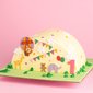 Half Cake - Pastel Party Animals | Online Cake Delivery Singapore | Baker's Brew